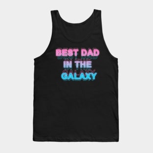 Best Dad in The Galaxy Tank Top